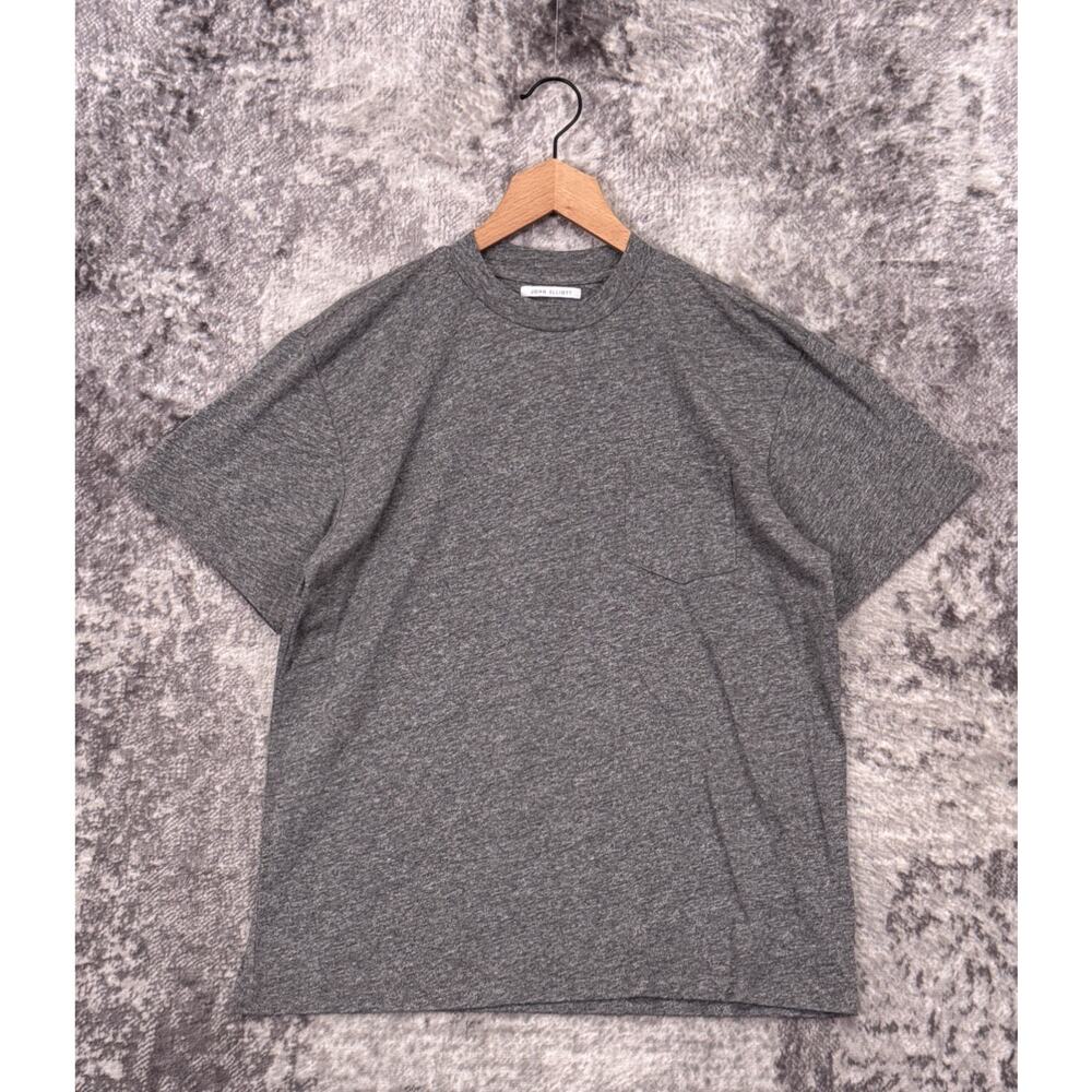 John Elliott T Shirt 1 / US Small Mens Heather Gray Short Sleeve Crew Neck
